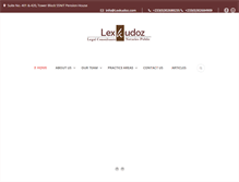 Tablet Screenshot of lexkudoz.com